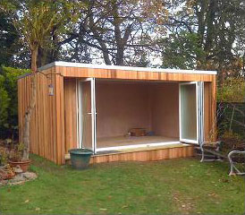 Timber clad Garden Studio
